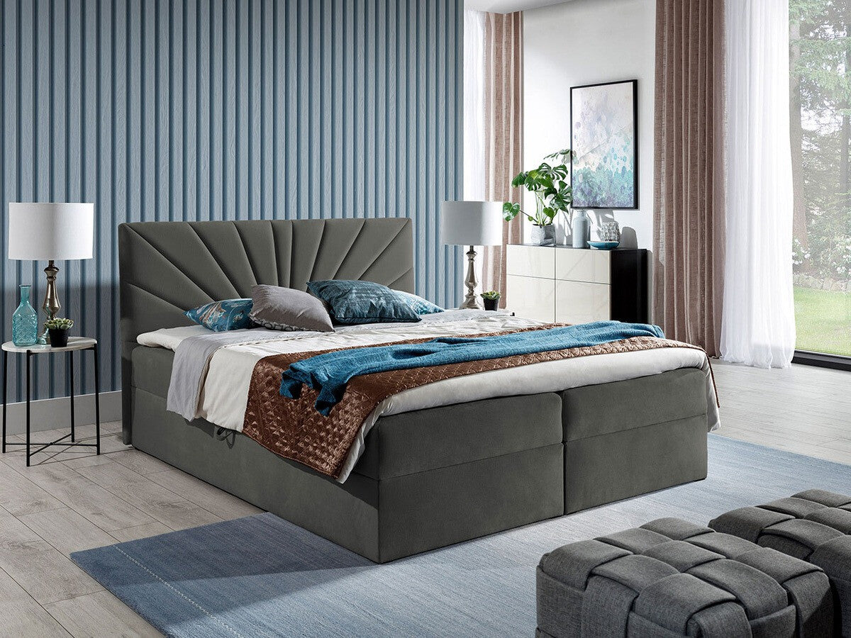 Kontinentális ágy TOP 4, Szín: Kronos 15, Alvó felület mérete: 120 x 200 cm