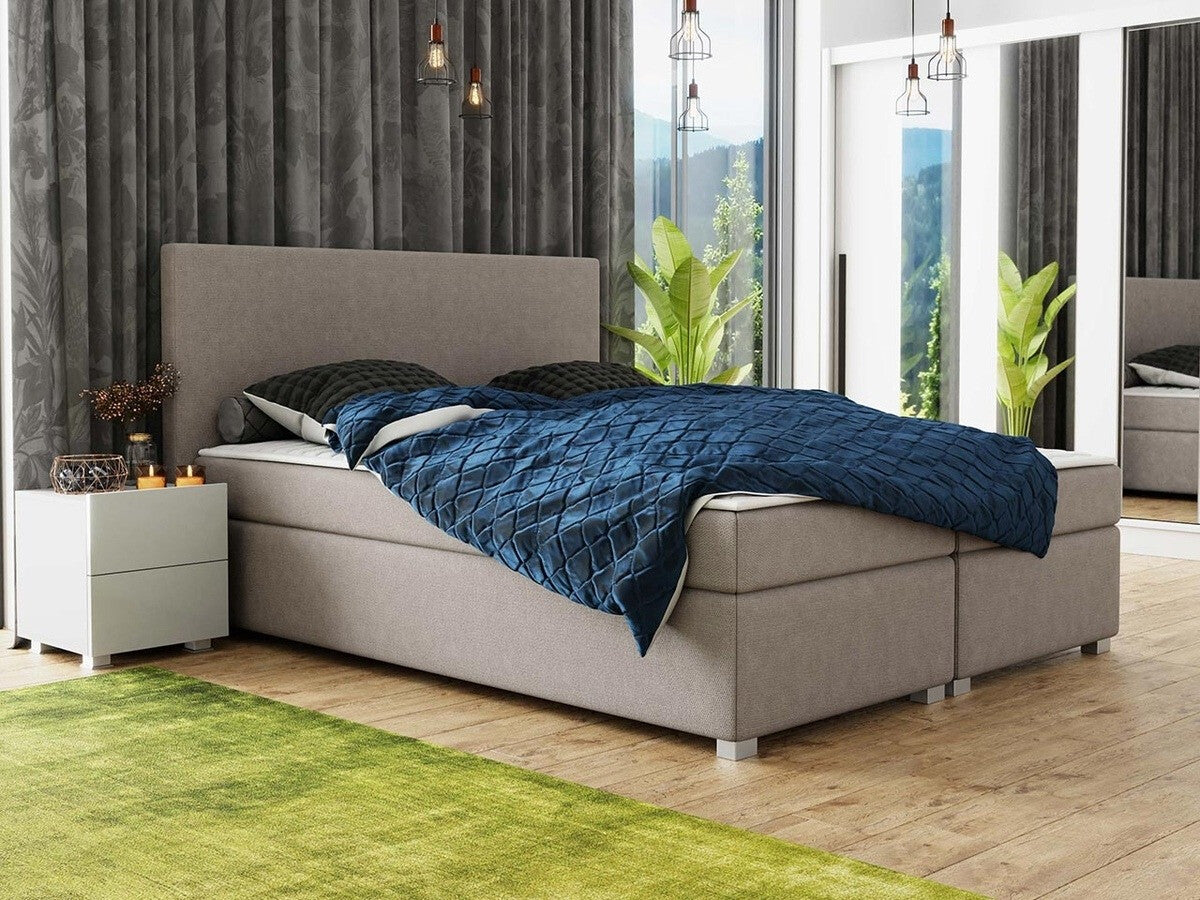 Kontinentális ágy Egyszerű (Materenko), Alvó felület mérete: 140 x 200 cm, Szín: Rico 21