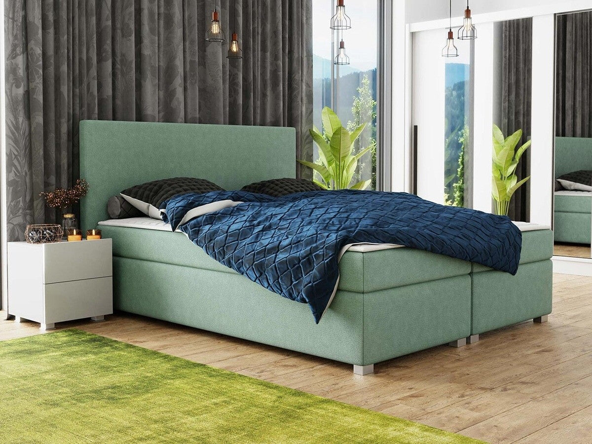 Kontinentális ágy Egyszerű (Materenko), Alvó felület mérete: 160 x 200 cm, Szín: Rico 18