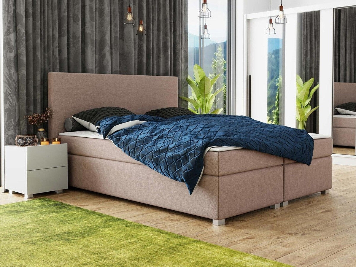 Kontinentális ágy Egyszerű (Materenko), Alvó felület mérete: 160 x 200 cm, Szín: Rico 19