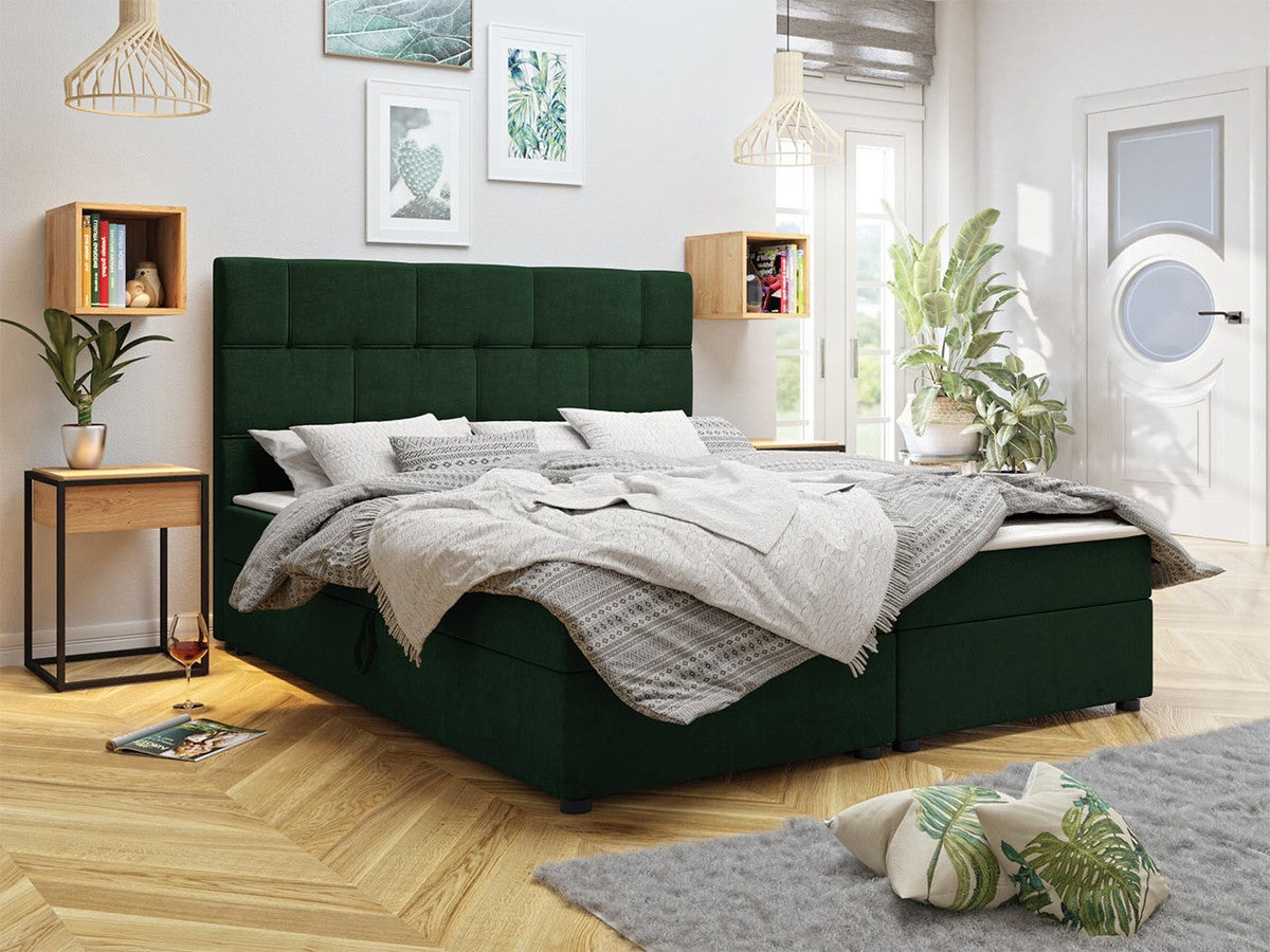 Kontinentális ágy Wall ( Bicyk ), Alvó felület mérete: 160 x 200 cm, Szín: Itaka 10