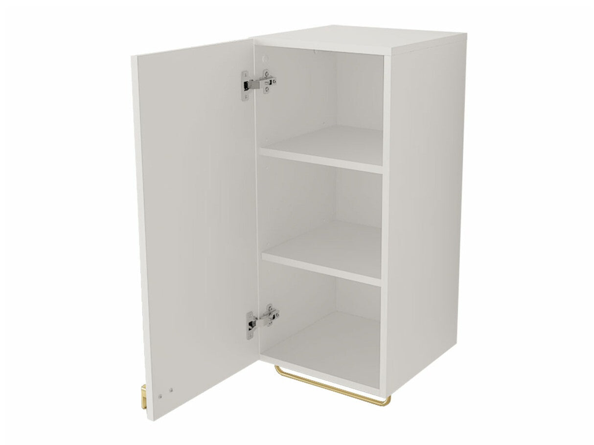 Fürdőszoba garnitúra Garianem IV, Szín: Fehér, Mosdókagyló: Nem