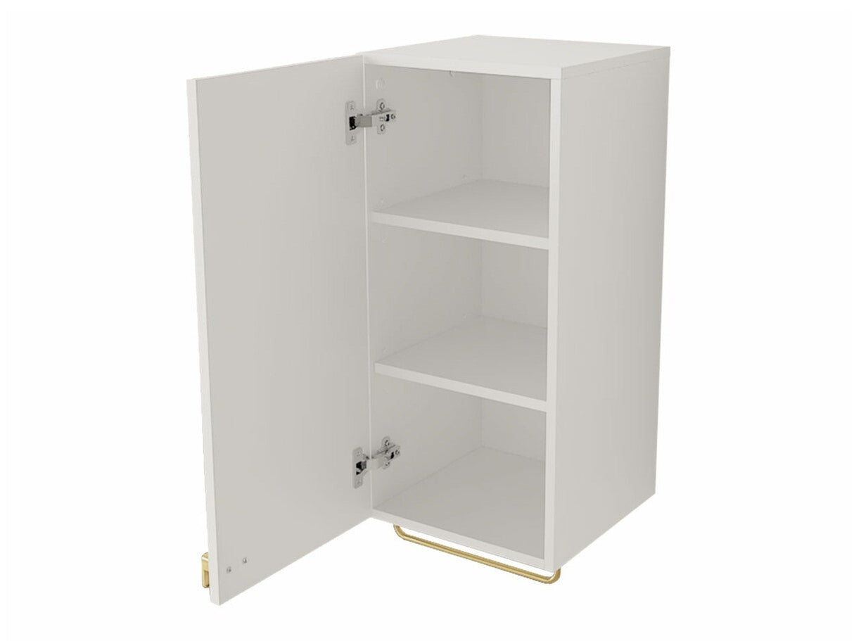 Fürdőszoba garnitúra Garianem IV, Szín: Fekete, Mosdókagyló: Nemt Nem