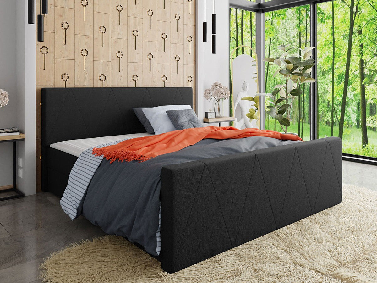 Kontinentális ágy MILANO 3 (Peregryn 3), Alvó felület mérete: 180 x 200 cm, Szín: Rico 13