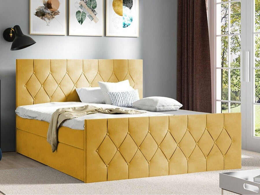 Kontinentális ágy SKY LUX (Colzone), Szín: Mikrofaza 07, Alvó felület mérete: 200 x 200 cm