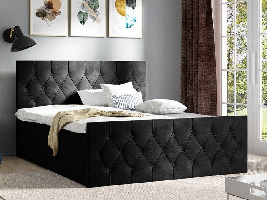 Kontinentális ágy SKY LUX (Colzone), Szín: Mikrofaza 15, Alvó felület mérete: 160 x 200 cm