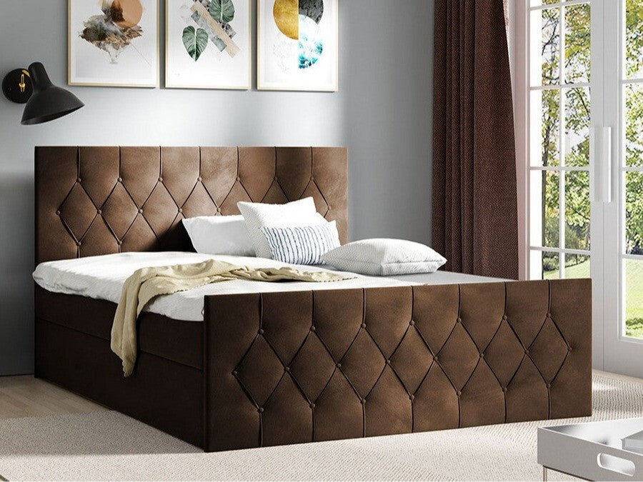 Kontinentális ágy SKY LUX (Colzone), Szín: Mikrofaza 20, Alvó felület mérete: 160 x 200 cm