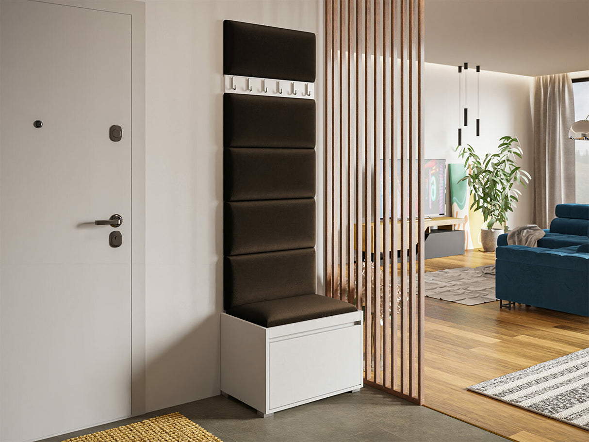 Előszoba garnitúra GRAWIS (Konkor) 60 + 6sz, Szín: Fehér + Manila 04