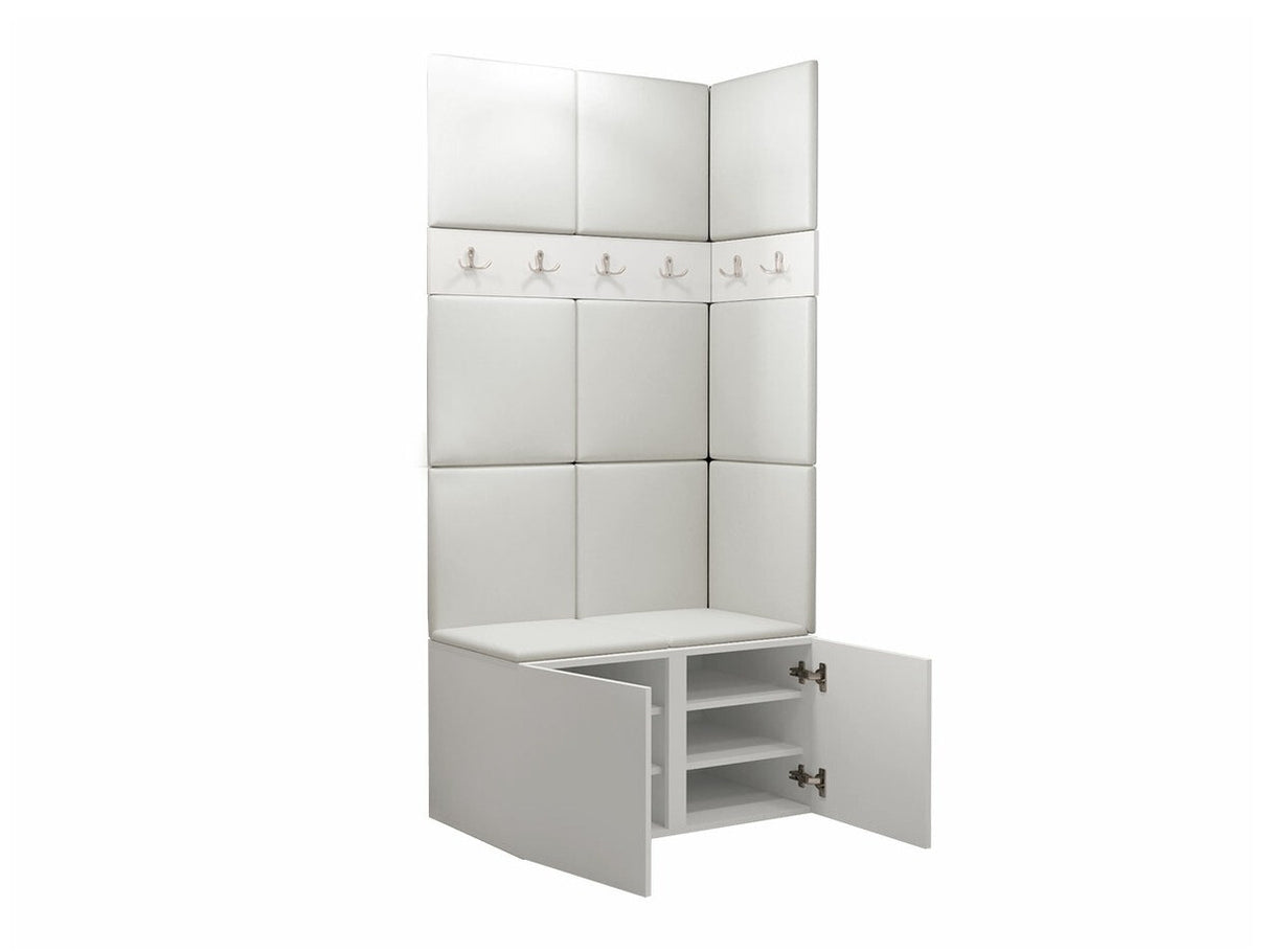 Előszoba garnitúra ORION I (Tavasz I), Keret színe: Artisan tölgy, Puha falpanel színe: Manila 04