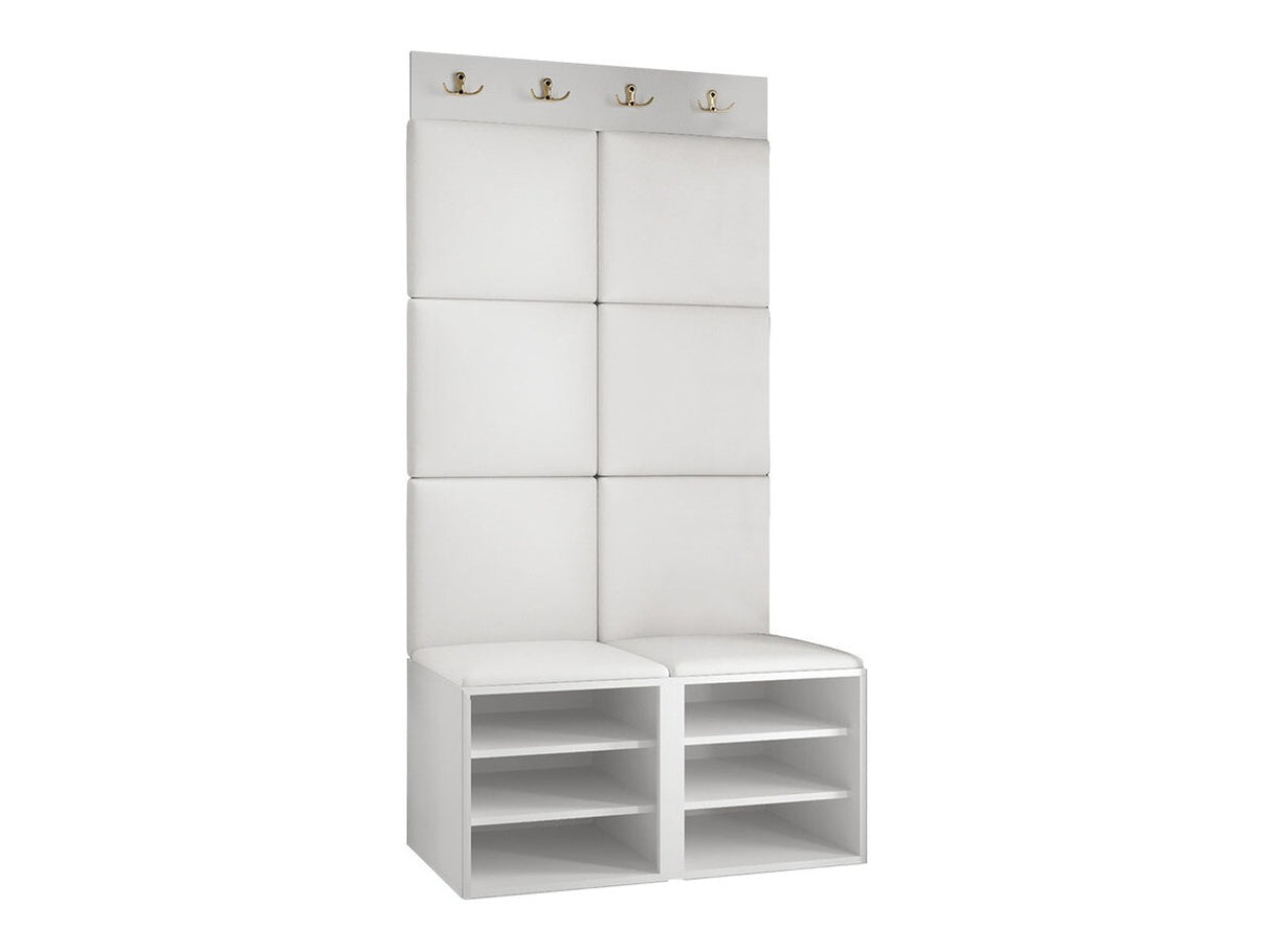 Előszoba garnitúra Orion Ryfel Ramiro IV (Terospito), Keret színe: Fekete, Puha falpanel színe: Manila 04