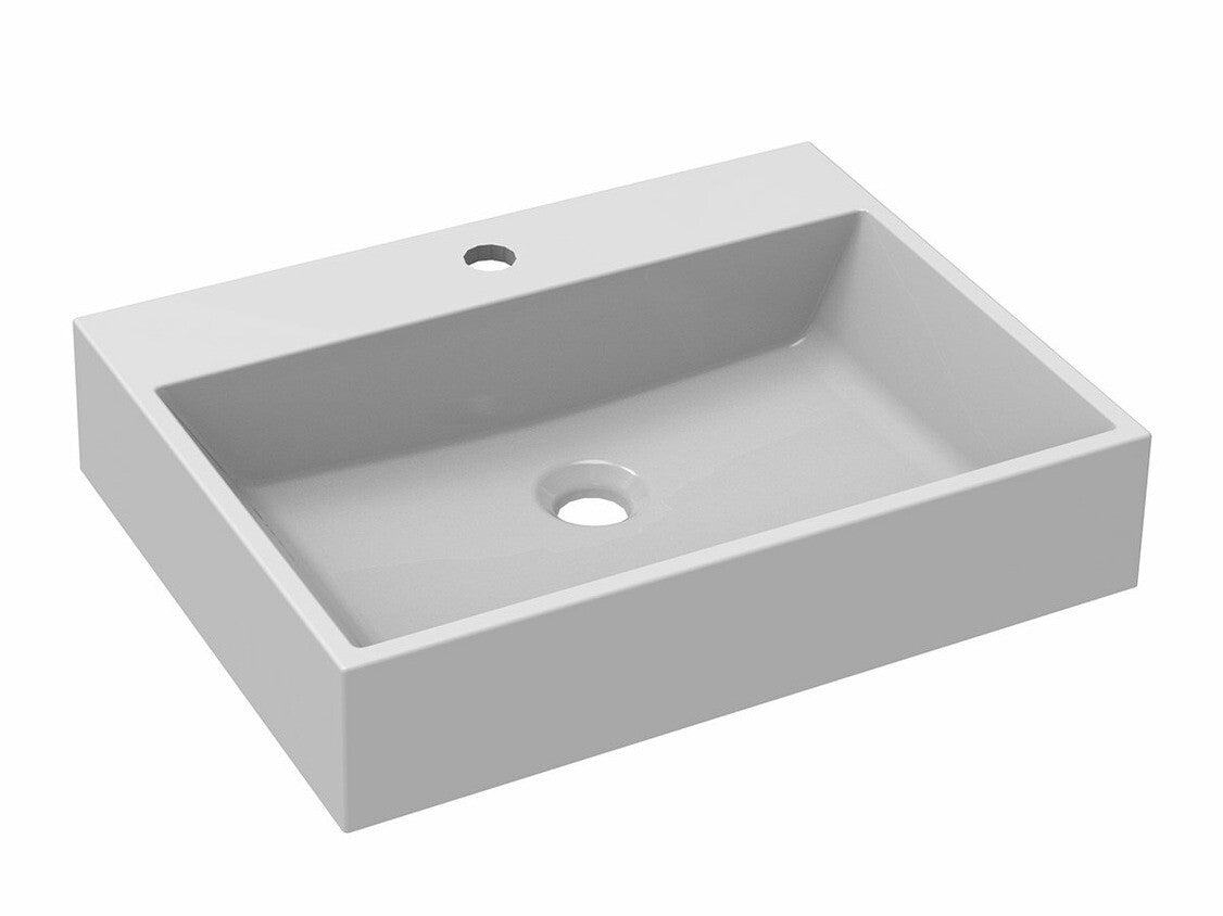 Fürdőszoba garnitúra Garianem IV, Szín: Fehér, Mosdókagyló: Igen