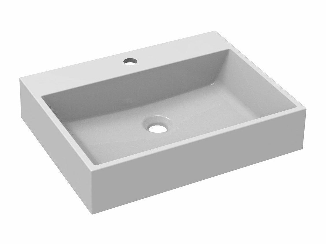 Fürdőszoba garnitúra Garianem III, Szín: Fehér, Mosdókagyló: Igen