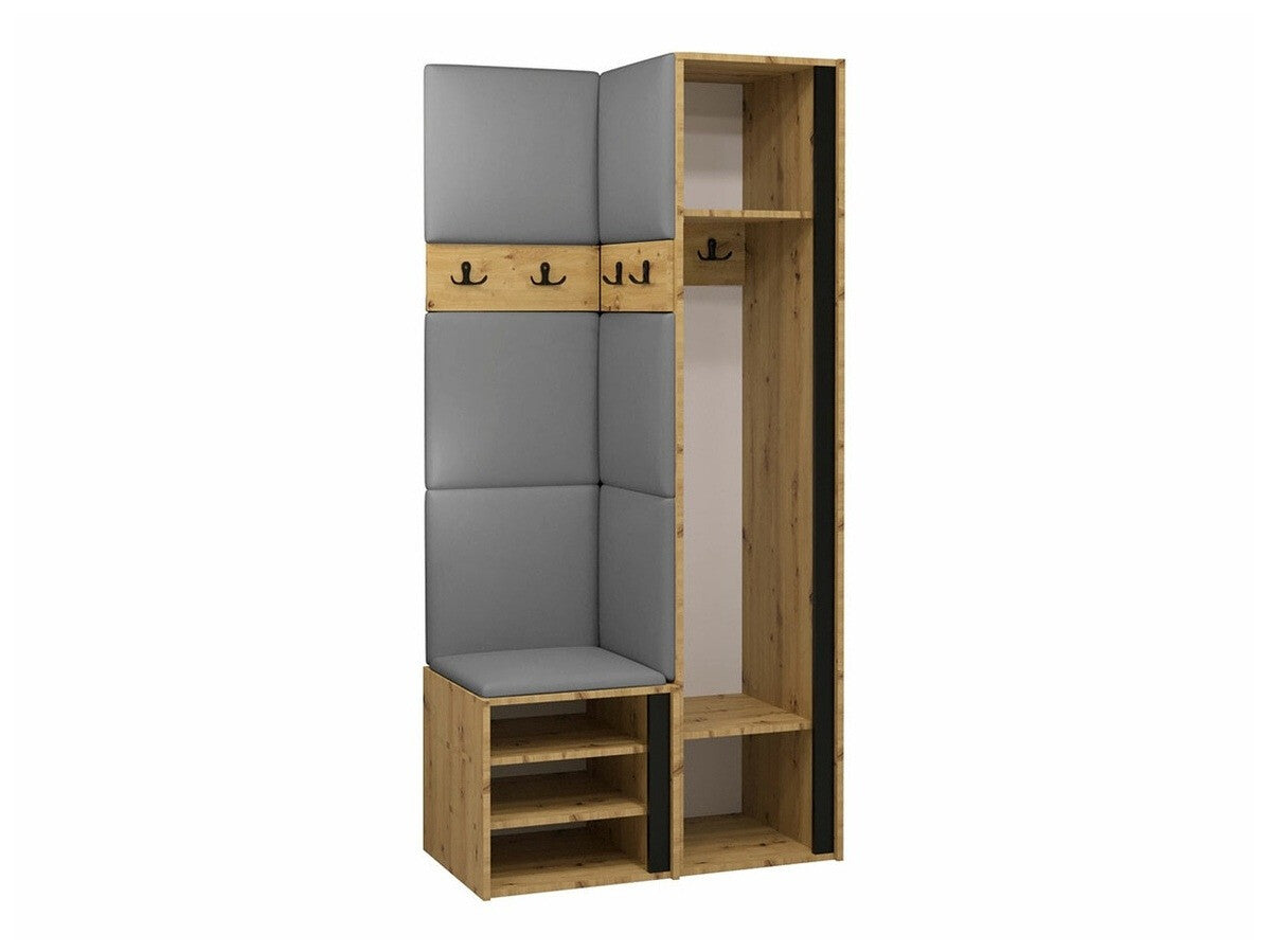 Előszoba garnitúra ORION XXV (Tavasz XXV), Keret színe: Fehér, Puha falpanel színe: Soft 017