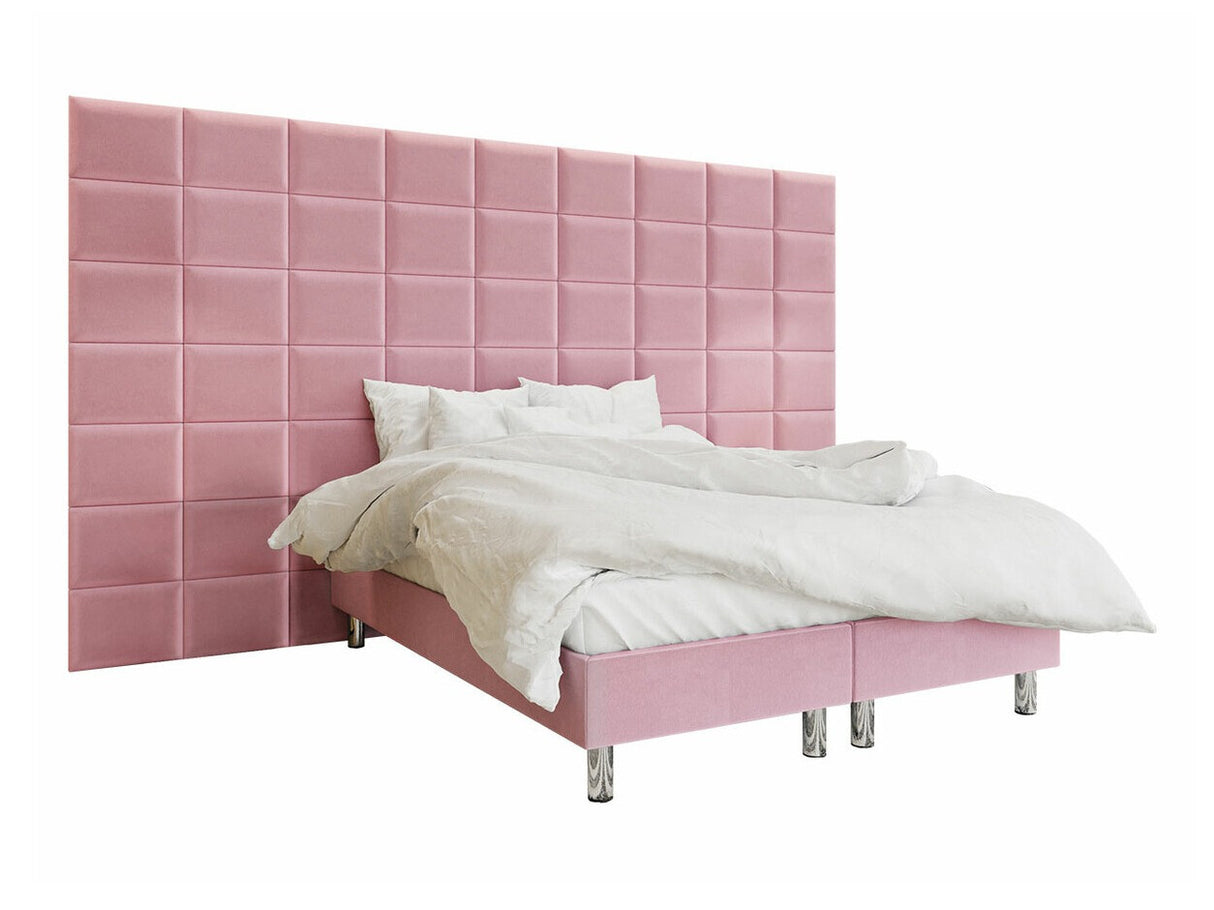 Kontinentális ágy LUX-BAZA 40x30 (Estelle-Baza) II, Szín: Manila 09, Alvó felület mérete: 140 x 200 cm