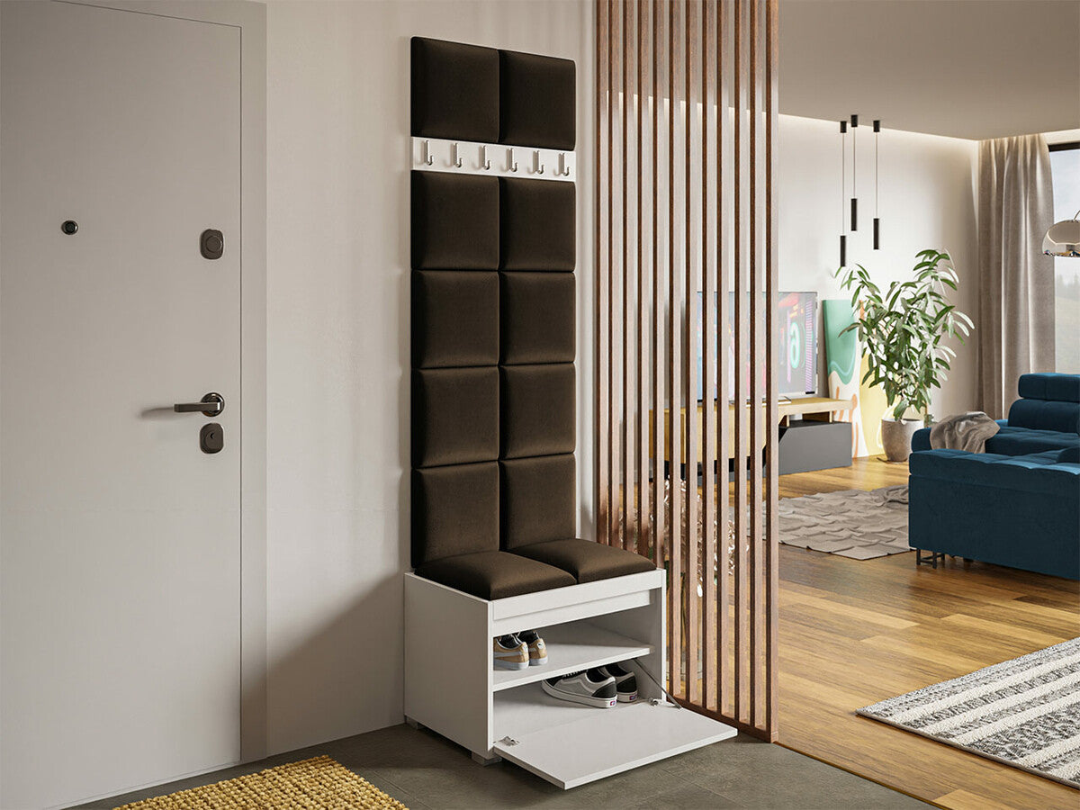 Előszoba garnitúra GRAWIS (Konkor) 60 + 12sz, Szín: Fehér + Manila 04