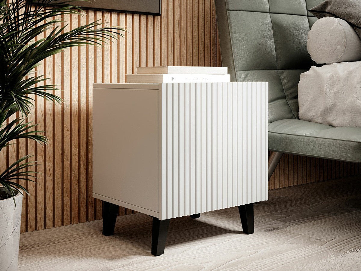 Éjjeliszekrény Szafki nemcne PAFOS (Sinenko) (Fehér + Fekete)