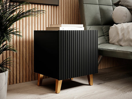 Éjjeliszekrény Szafki nemcne PAFOS (Sinenko) (Fekete + Aranysárga)