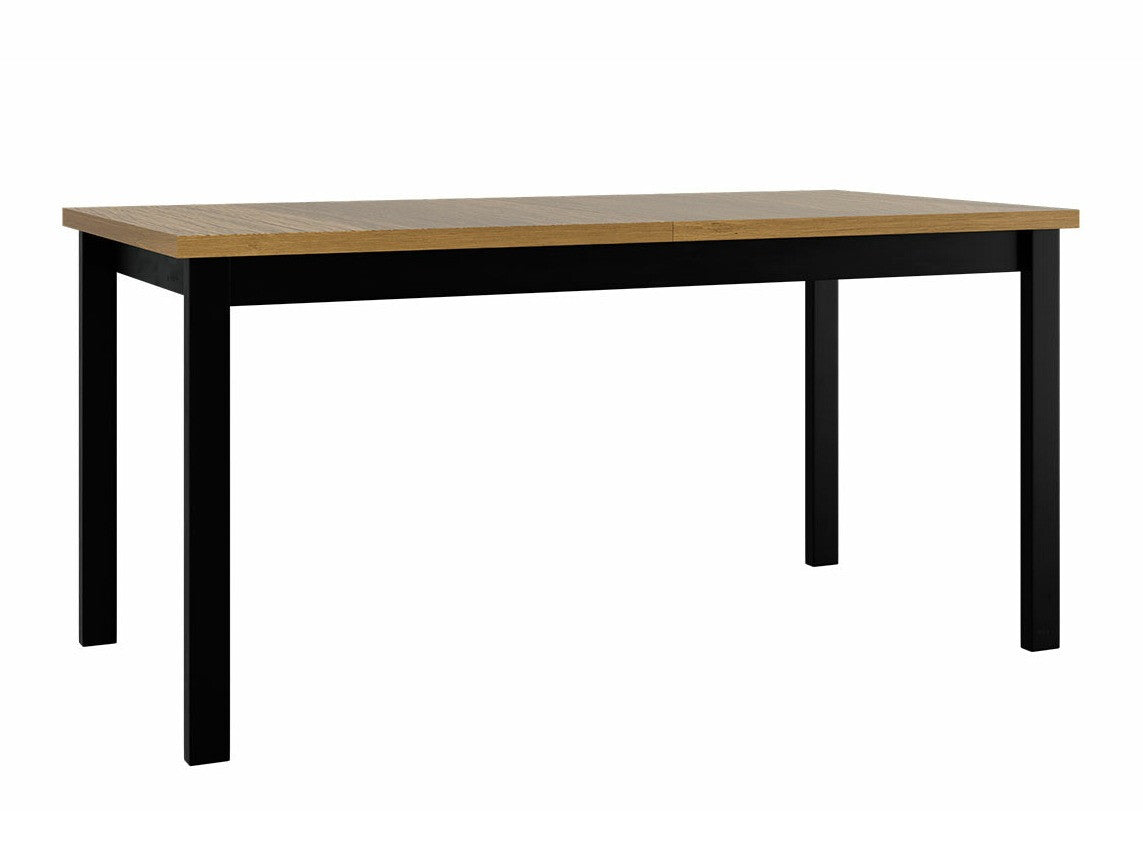 Asztal Alba 4 90 x 160/200 (Diesel 90 x 160/200 4), Munkalap színe: Grandson tölgy, Lábak színe: Fekete