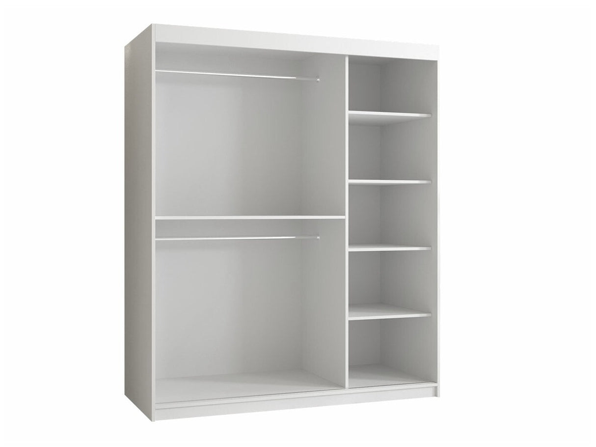 Gardróbszekrény Szafa RIFLO SLIM 1 150 (Towiro) Czarny 5903211254185 (Fekete)