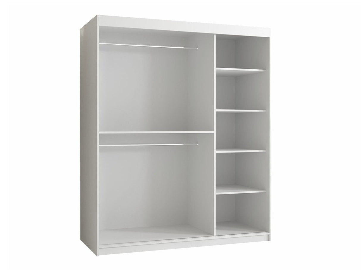 Gardróbszekrény Szafa RIFLO SLIM 2 150 (Towiro) Czarny 5903211254246 (Fekete)