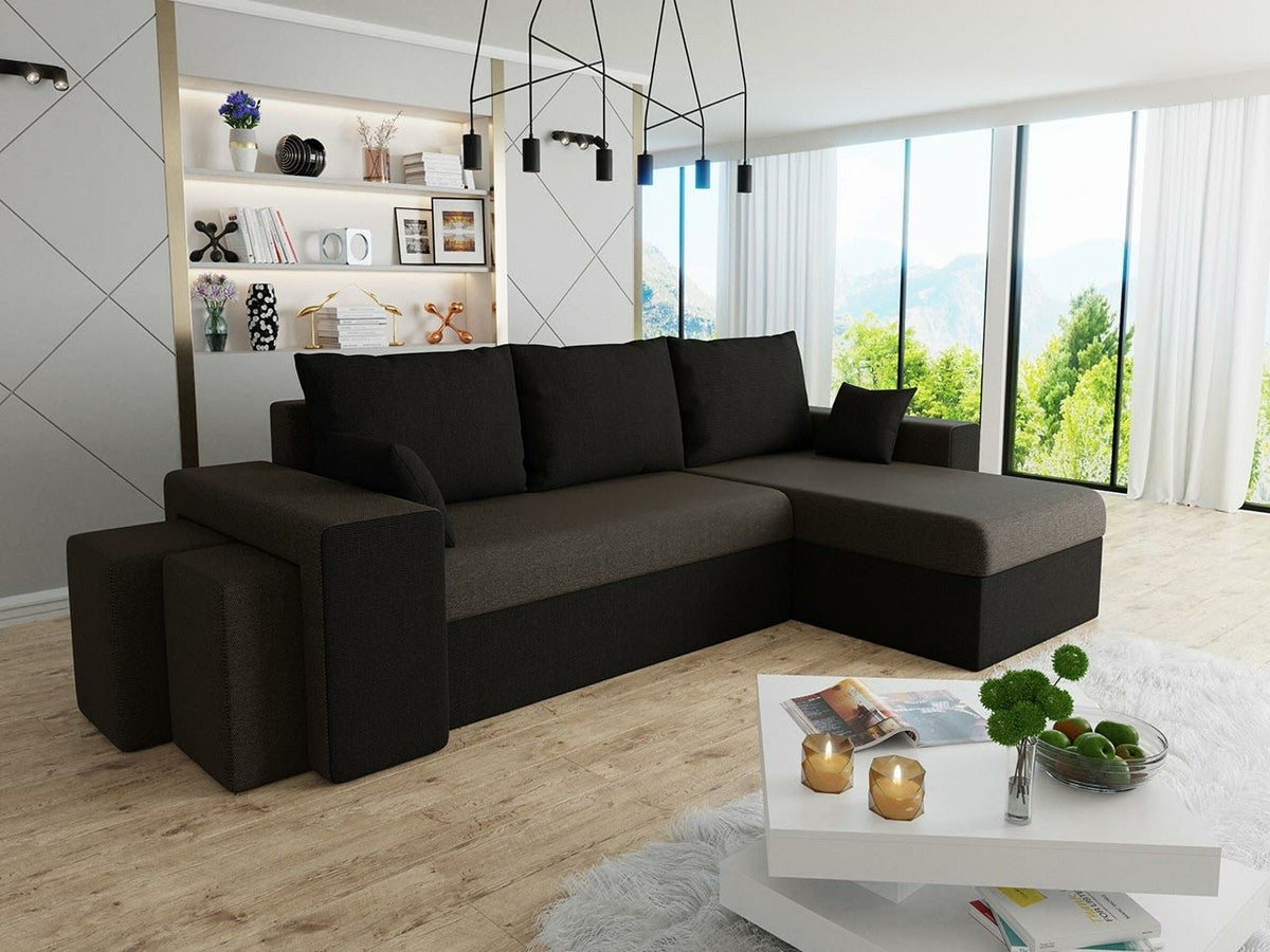 Sarokkanapé Kansas Muna Uniwersalna, Szín: Muna 14 + Muna 10