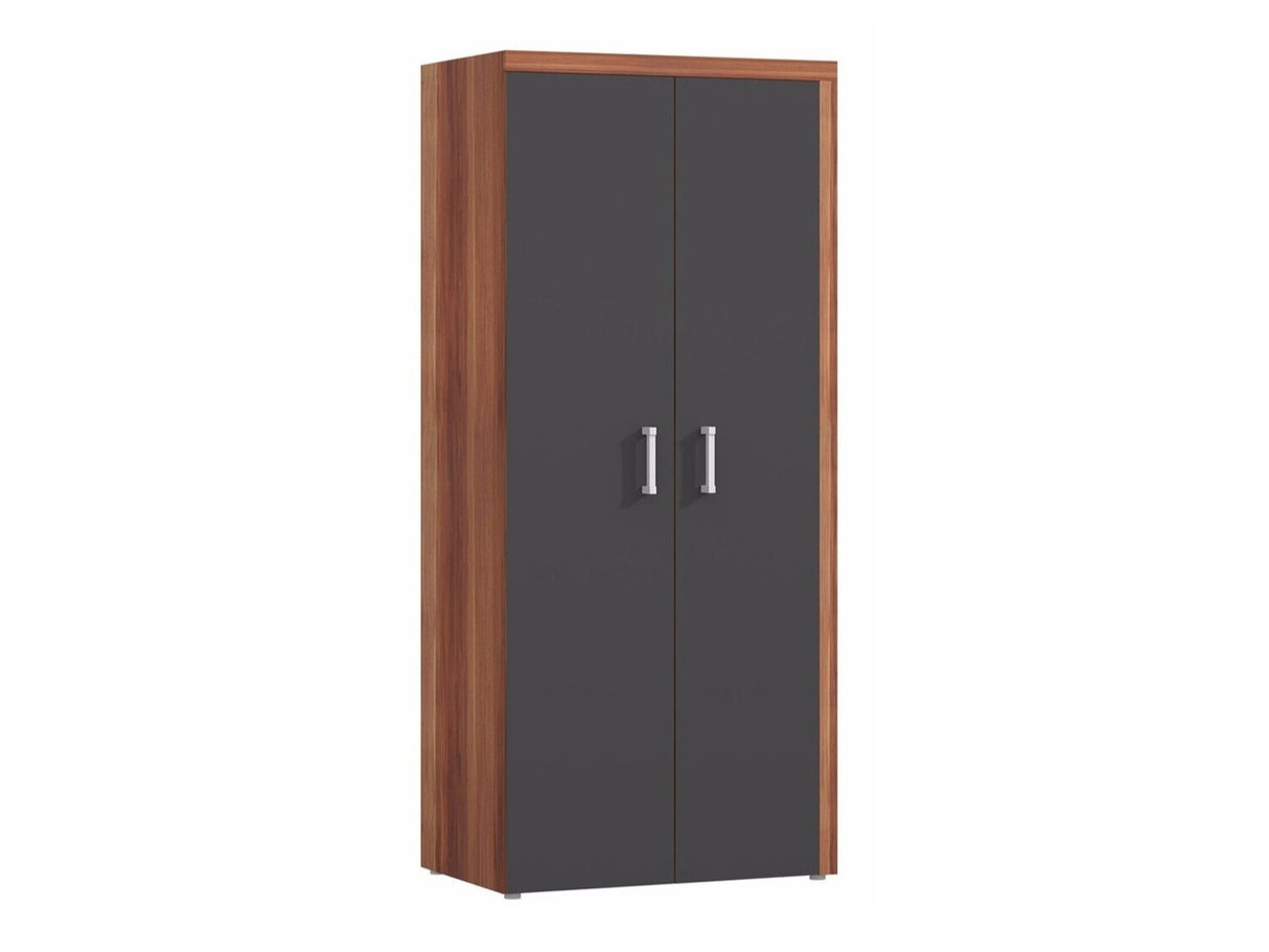 Gardróbszekrény Samba 1 (Brode BD01), Szín: Szilva + Grafit