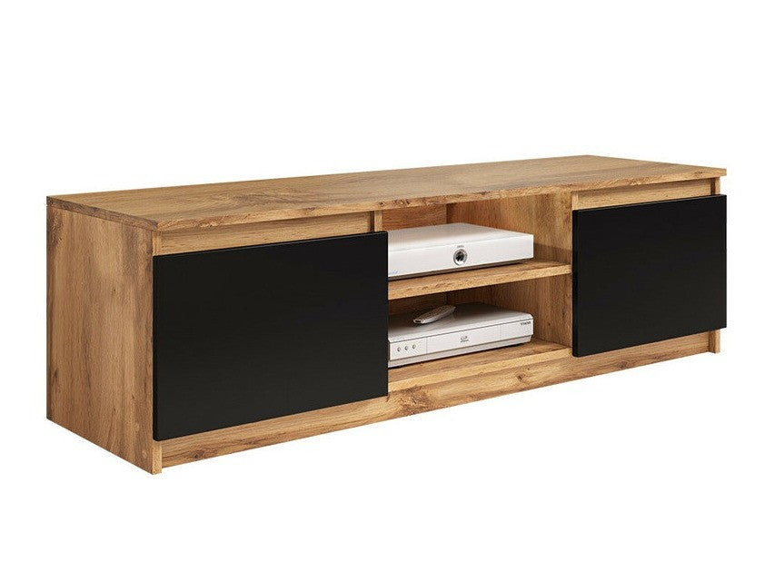 TV-állvány DINGO (Ziziko) , Szín: Wotan tölgy + Grafit, Led világítás: Igen