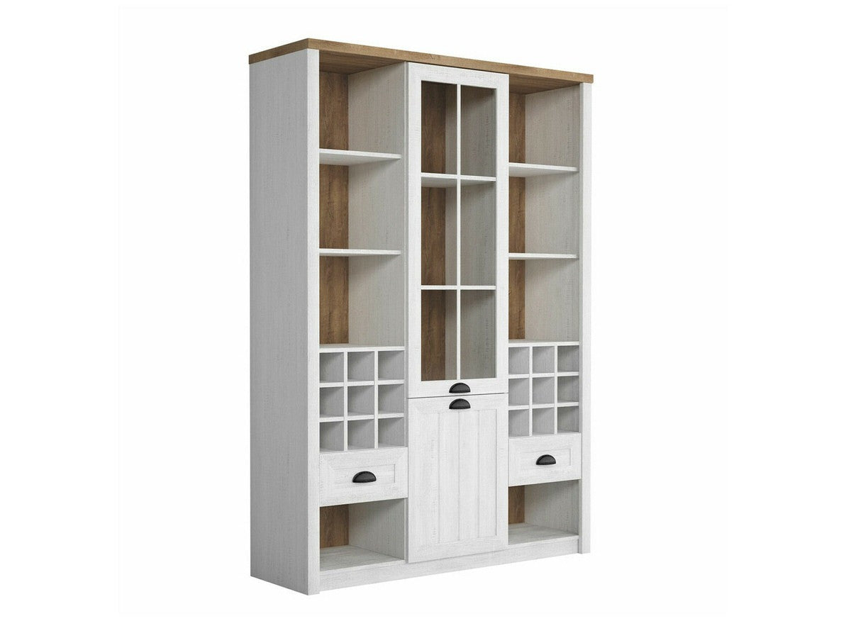 Könyvespolc Prowansja W2D2S, Led világítás: Igen