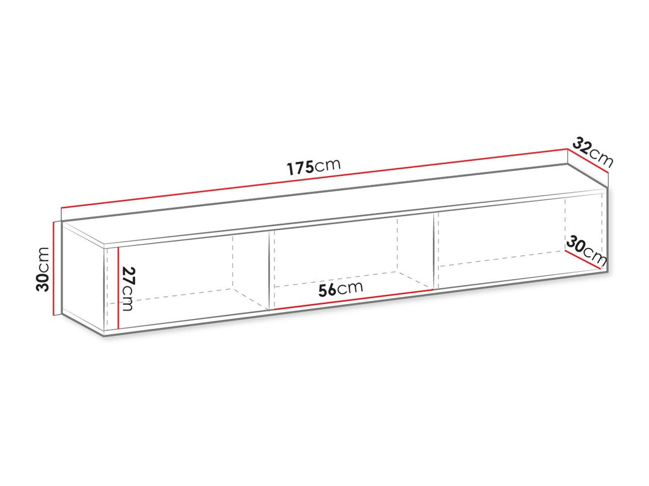 TV-állvány Szafka RTV ORO 175 I (Oanisew) Beżowy (Krém + Aranysárga)