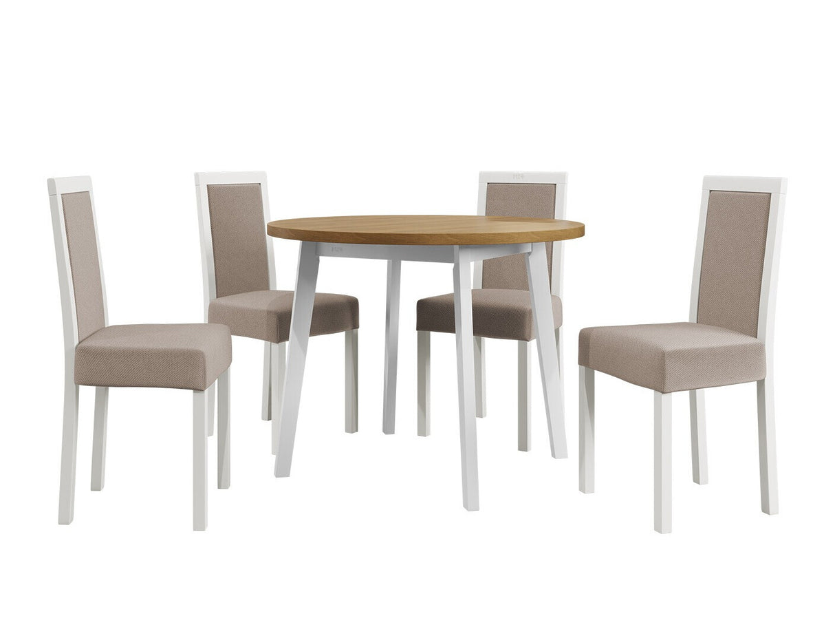 Étkezőgarnitúra 01 (OSLO 3 + ROMA 3), Kárpit: Paros 2