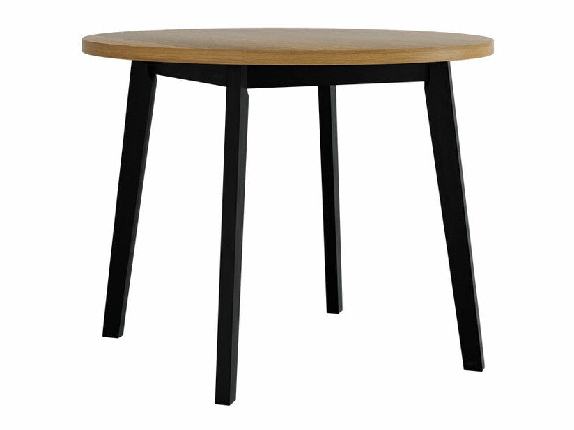 Étkezőgarnitúra 01 (OSLO 3 + ROMA 3) II, Asztal színe: Grandson tölgy + Fekete, Kárpit: Kronos 7