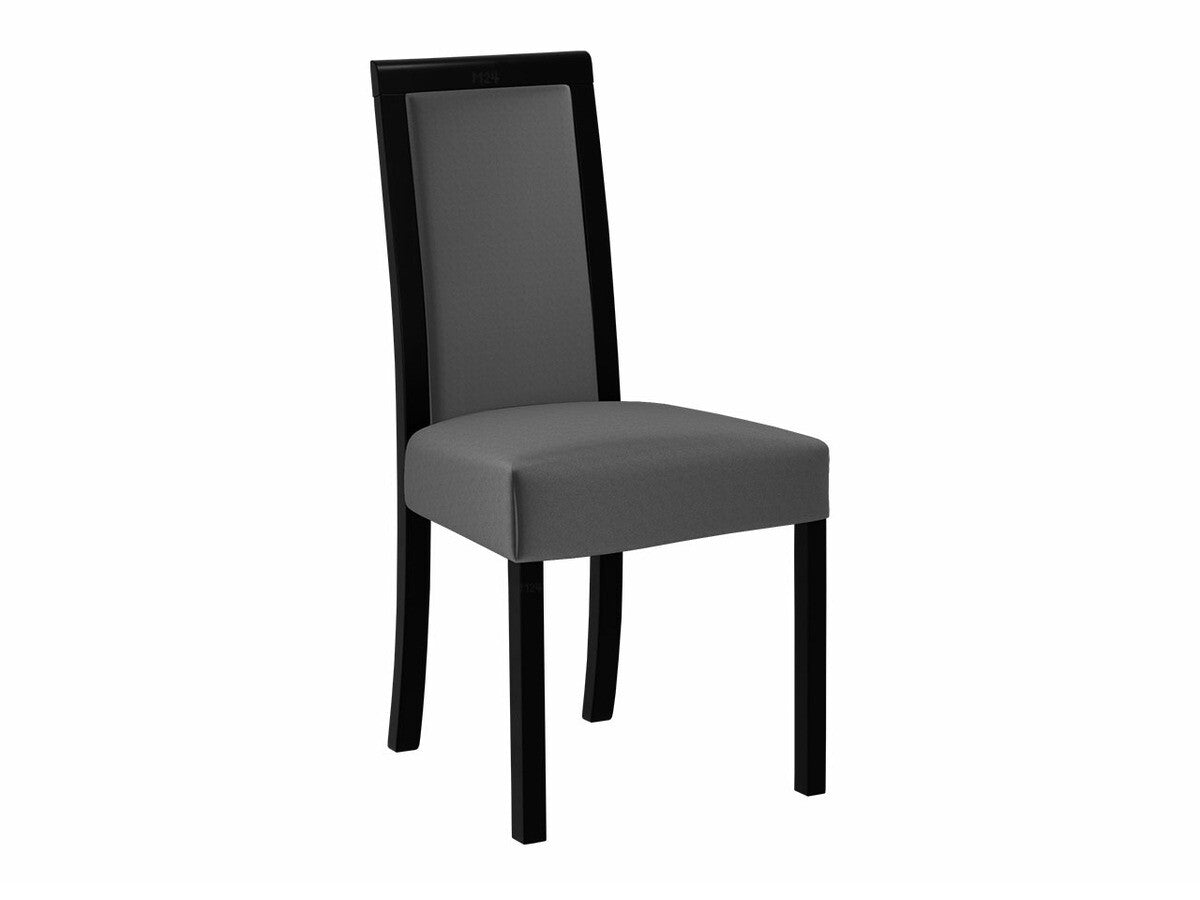 Étkezőgarnitúra 01 (OSLO 3 + ROMA 3) II, Asztal színe: Grandson tölgy + Fekete, Kárpit: Kronos 22