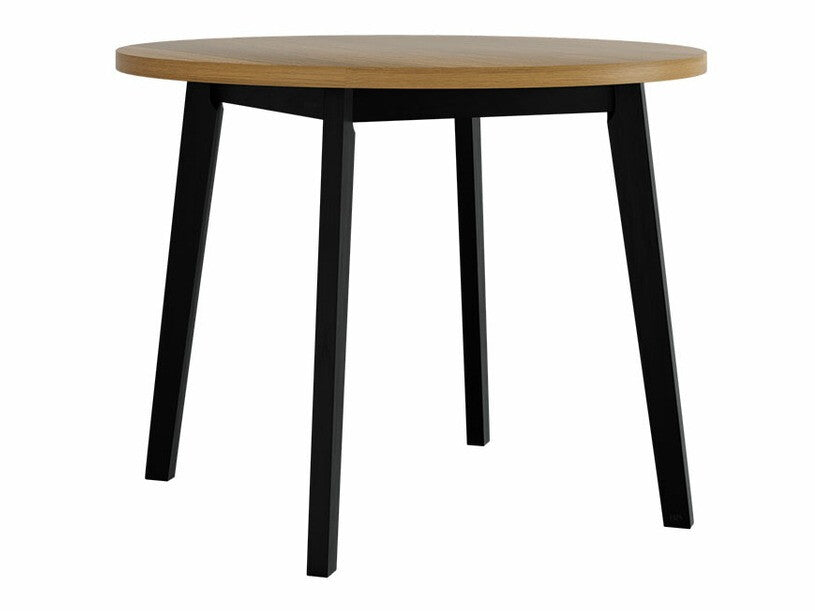 Étkezőgarnitúra 01 (OSLO 3 + ROMA 3) II, Asztal színe: Grandson tölgy + Fekete, Kárpit: Paros 2