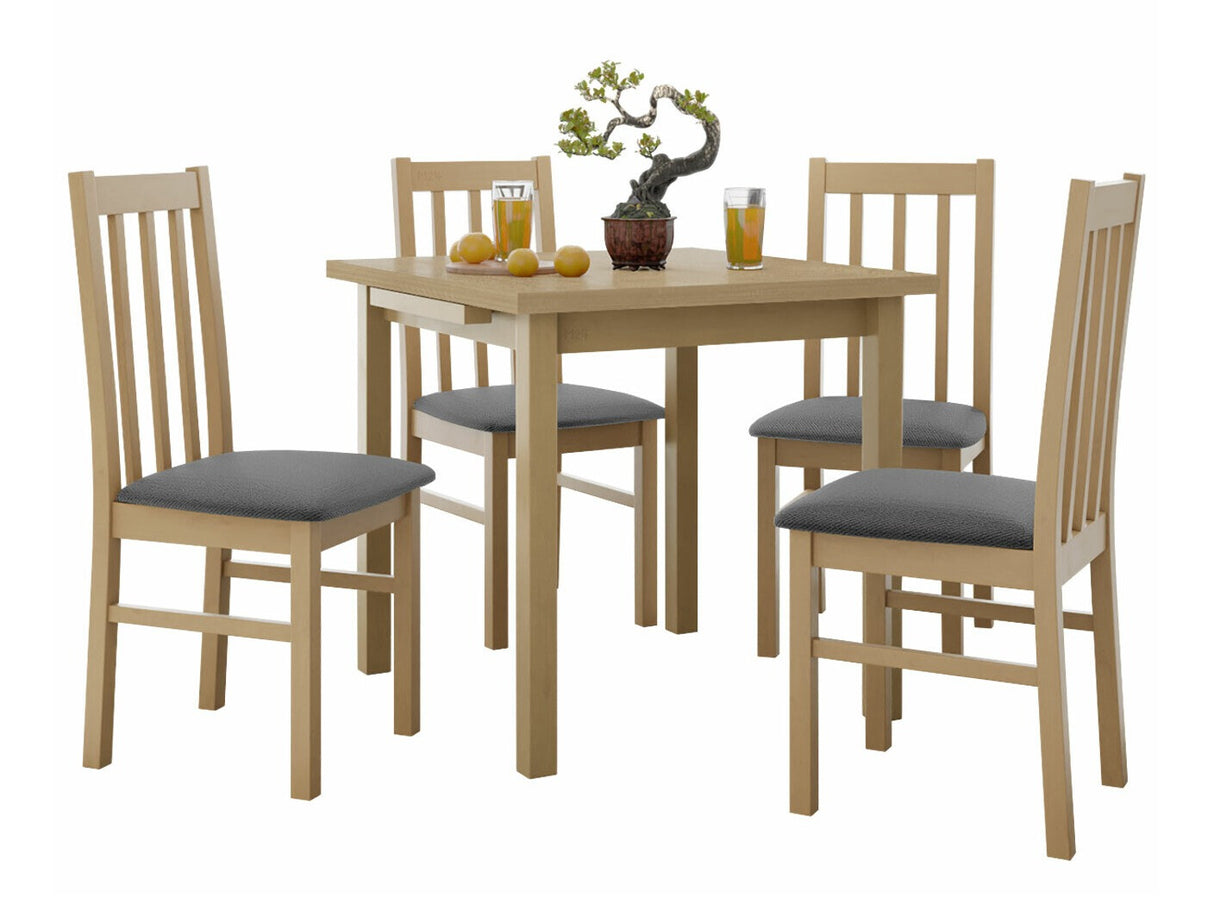 Étkezőgarnitúra 14 (MAX 7 + BOS 10), Fa színe: Sonoma tölgy, Kárpit: Kronos 22