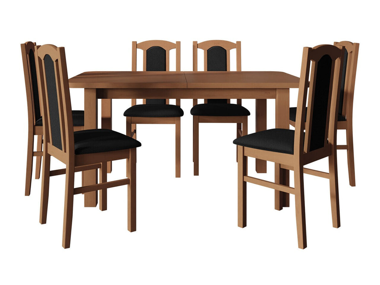 Étkezőgarnitúra 06 (WENUS 2 + BOS 7), Fa színe: Égerfa, Kárpit: Kronos 7