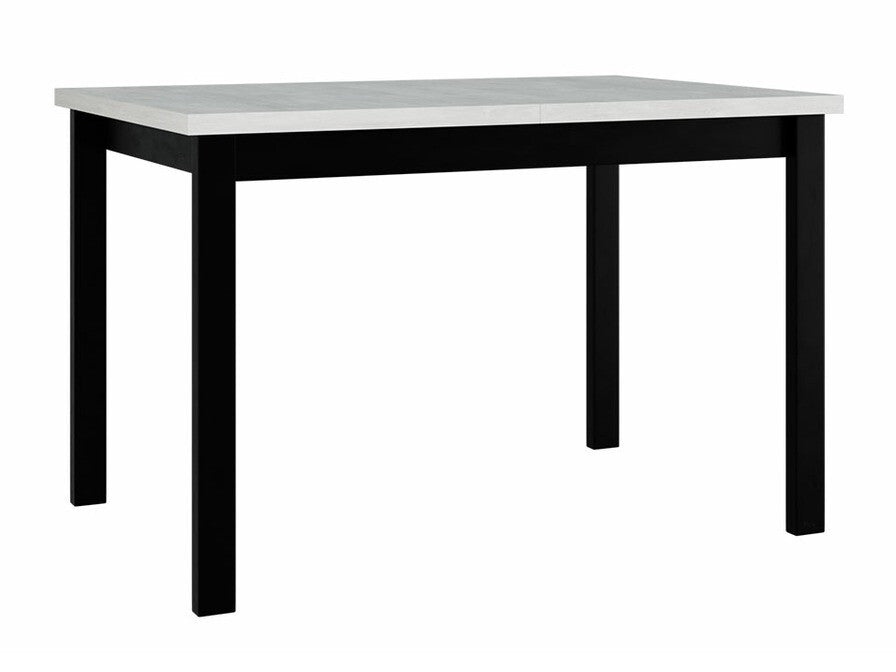 Étkezőgarnitúra 22 (ALBA 1 + NILO 11D), Asztal színe: Fekete + Fehér