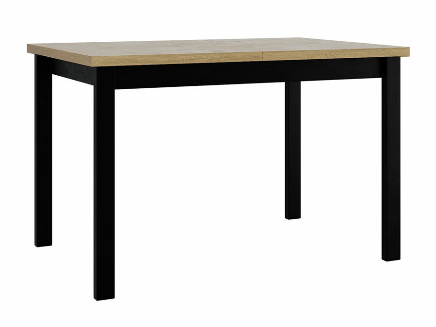 Étkezőgarnitúra 22 (ALBA 1 + NILO 11D), Asztal színe: Fekete + Sonoma tölgy