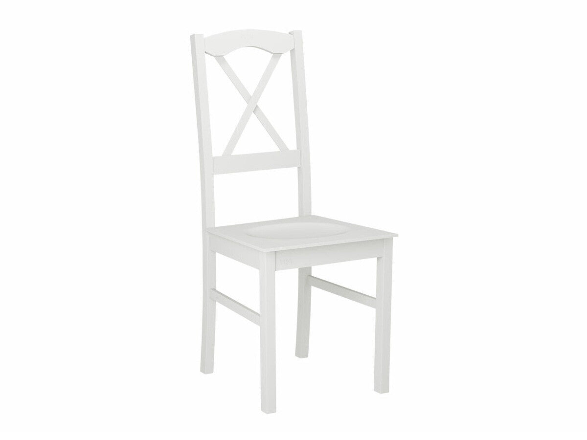 Étkezőgarnitúra 22 (ALBA 1 + NILO 11D) II, Asztal színe: Fehér + Grandson tölgy