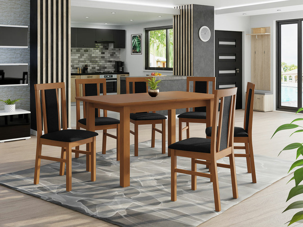 Étkezőgarnitúra 12 (WENUS 2 S + MILANO 7), Kárpit: Kronos 7