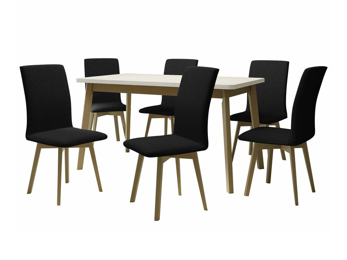 Étkezőgarnitúra 24 (OSLO 6 + LUNA 2), Kárpit: Kronos 7