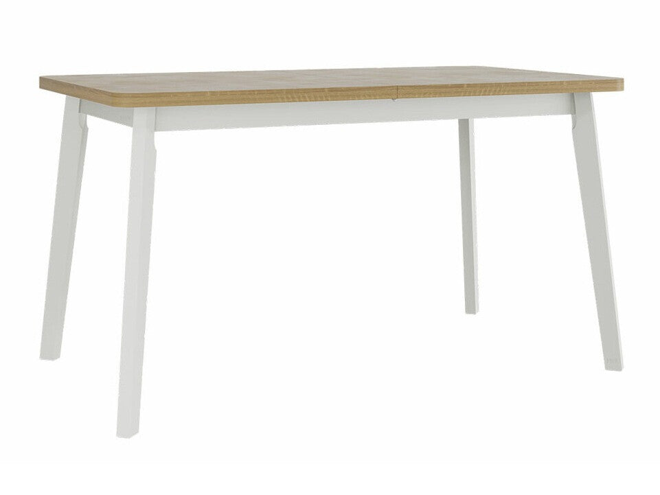 Étkezőgarnitúra 24 (OSLO 6 + LUNA 2) II, Asztal színe: Sonoma tölgy + Fehér, Kárpit: Kronos 7