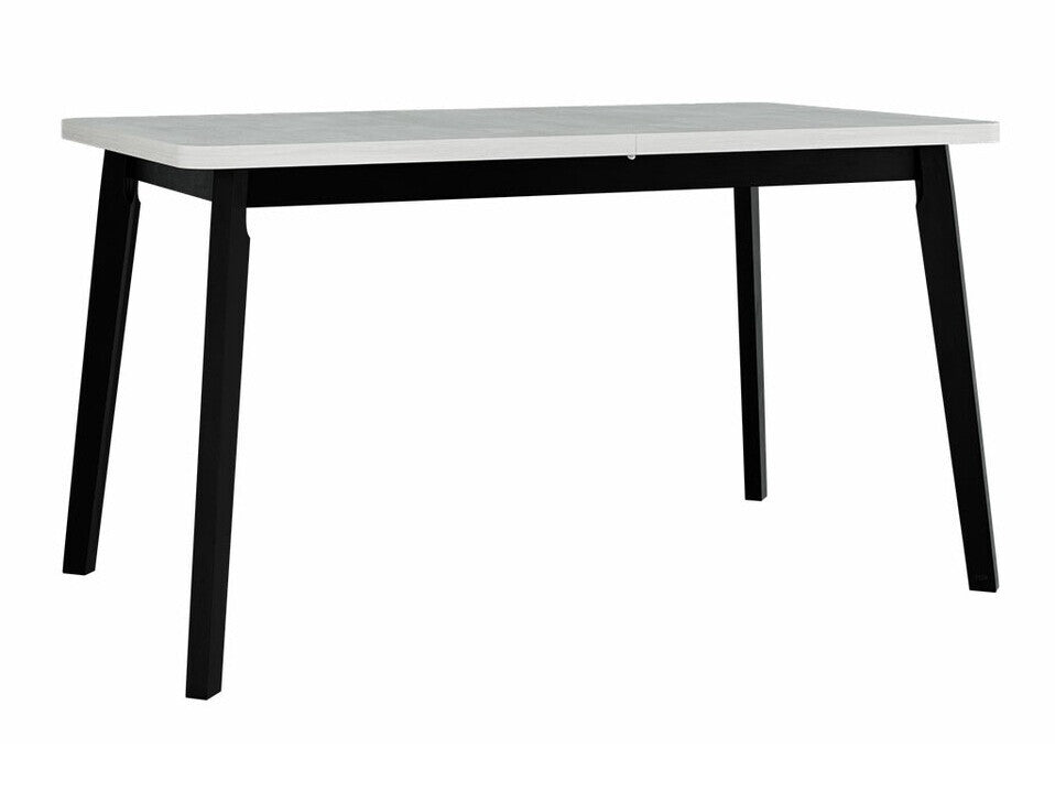 Étkezőgarnitúra 24 (OSLO 6 + LUNA 2) III, Asztal színe: Fehér + Fekete, Kárpit: Kronos 22