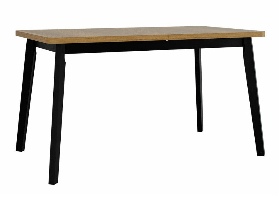 Étkezőgarnitúra 24 (OSLO 6 + LUNA 2) III, Asztal színe: Grandson tölgy + Fekete, Kárpit: Paros 2