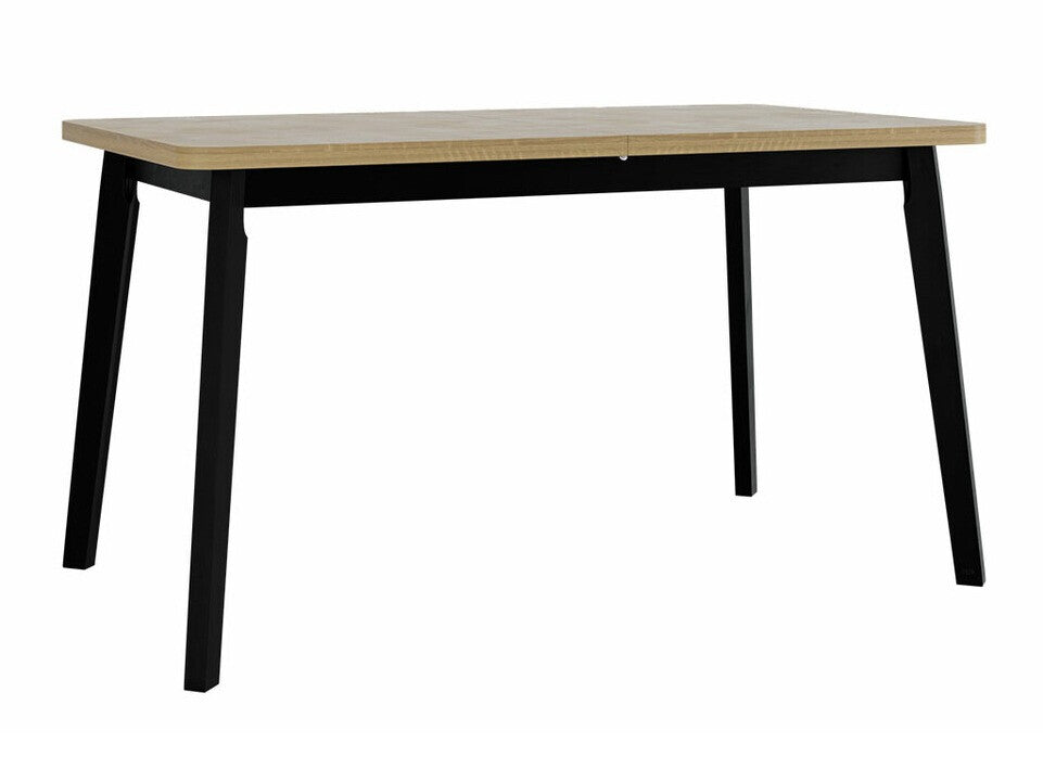 Étkezőgarnitúra 24 (OSLO 6 + LUNA 2) III, Asztal színe: Sonoma tölgy + Fekete, Kárpit: Paros 2