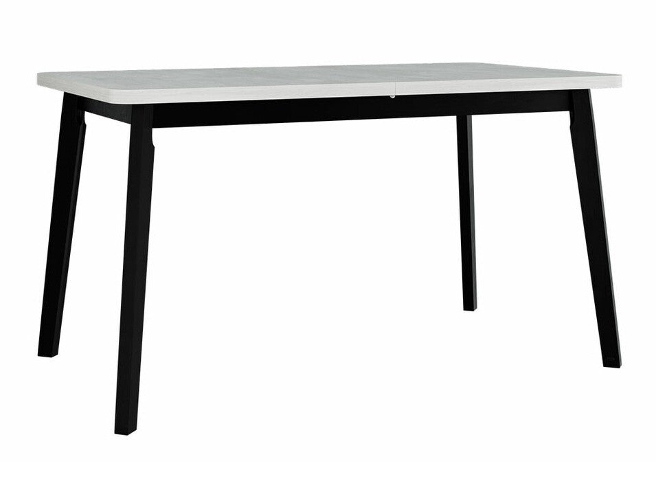 Étkezőgarnitúra 24 (OSLO 6 + LUNA 2) III, Asztal színe: Fehér + Fekete, Kárpit: Paros 2