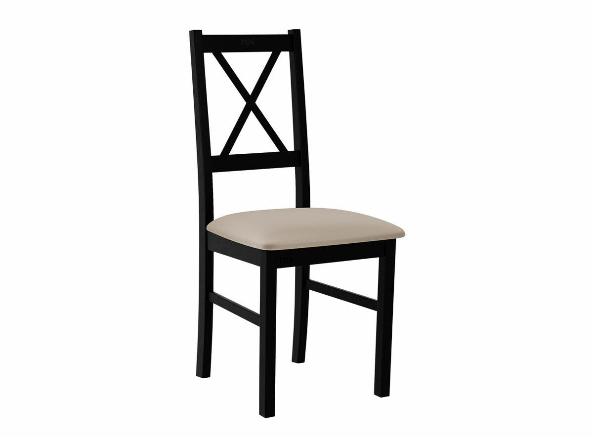 Étkezőgarnitúra 11 (OSLO 5 + NILO 10), Asztal színe: Artisan tölgy + Fekete, Kárpit: Paros 2