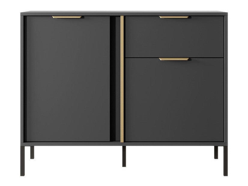 Komód Lars D komód 103 2d1s - Antracyt