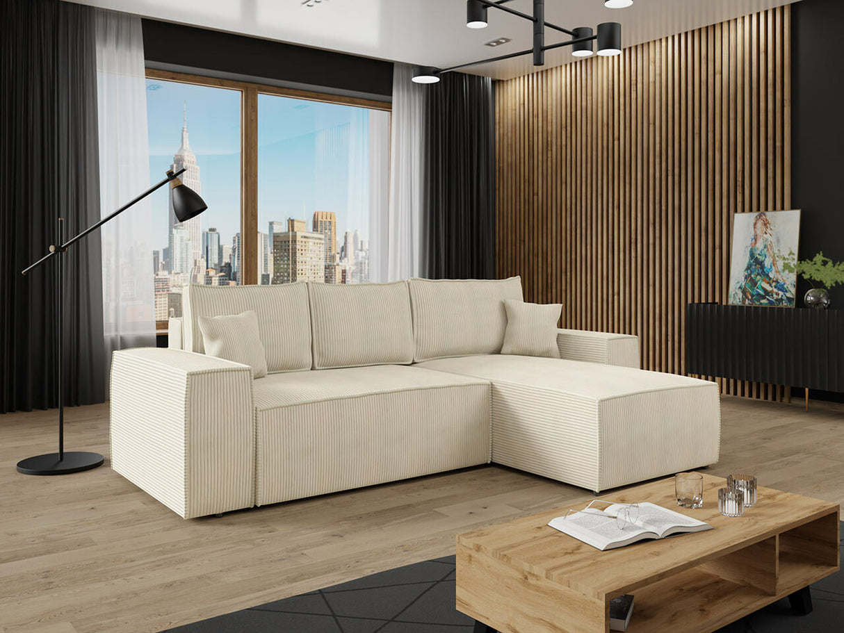 Sarokkanapé Malaga (Maryn) L, Szín: Poso 100, Változatok: Jobbos