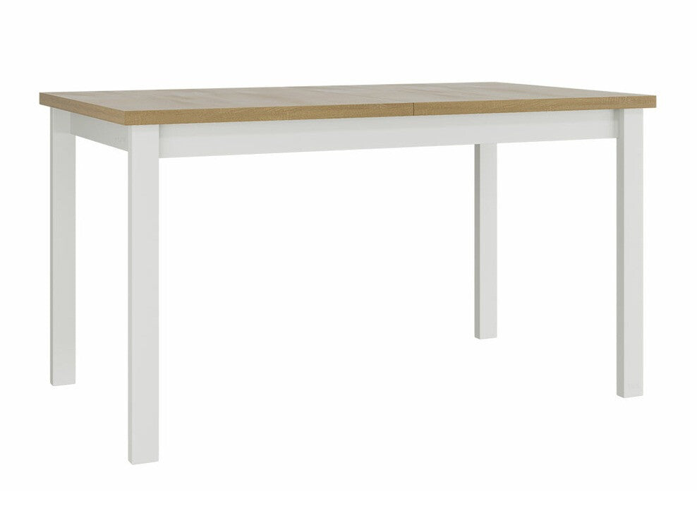 Asztal Alba 1 80 x 120/150 (Diesel 1), Munkalap színe: Sonoma tölgy, Lábak színe: Fehér