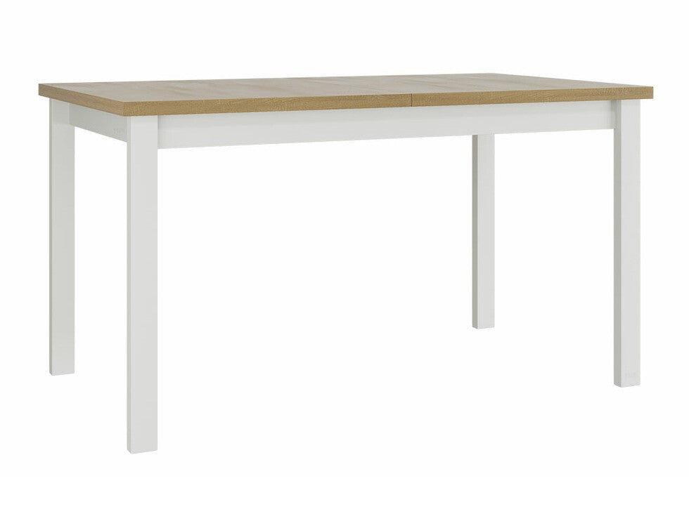 Asztal Alba 2 80 x 140/180 (Diesel 2), Munkalap színe: Sonoma tölgy , Lábak színe: Fehér